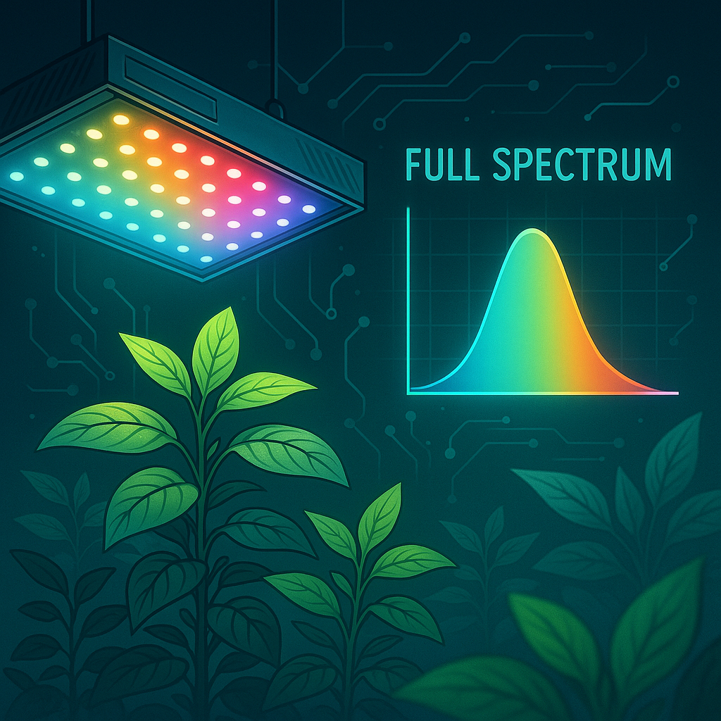 Spectres lumineux et culture optimisée